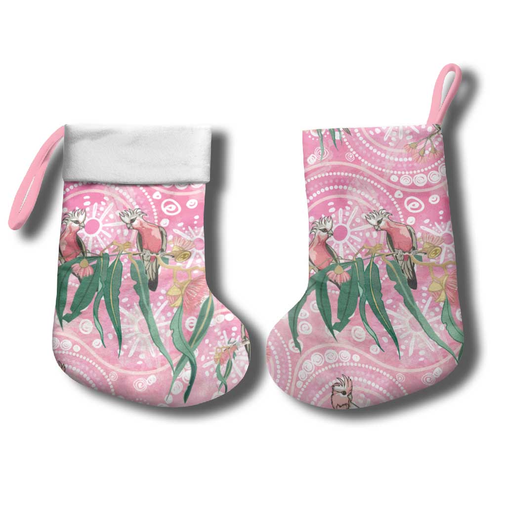Australia Galah Aboriginal Christmas Stocking Breast Cancer Awareness - Aussie Hoodie
