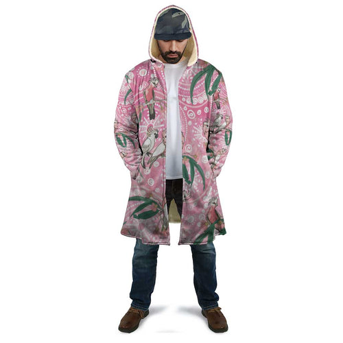 Australia Galah Aboriginal Cloak Breast Cancer Awareness - Aussie Hoodie