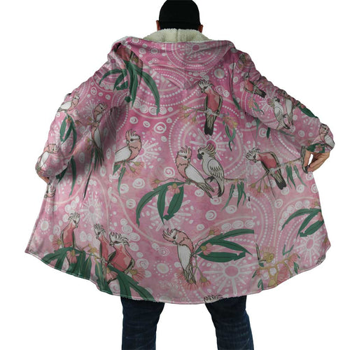 Australia Galah Aboriginal Cloak Breast Cancer Awareness - Aussie Hoodie