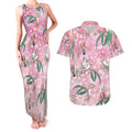 Australia Galah Aboriginal Couples Matching Tank Maxi Dress and Hawaiian Shirt Breast Cancer Awareness - Aussie Hoodie