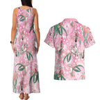 Australia Galah Aboriginal Couples Matching Tank Maxi Dress and Hawaiian Shirt Breast Cancer Awareness - Aussie Hoodie