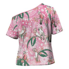 Australia Galah Aboriginal Cross Shoulder Shirt Breast Cancer Awareness - Aussie Hoodie
