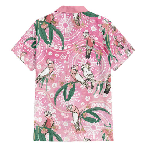 Australia Galah Aboriginal Family Matching Long Sleeve Bodycon Dress and Hawaiian Shirt Breast Cancer Awareness - Aussie Hoodie