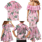 Australia Galah Aboriginal Family Matching Mermaid Dress and Hawaiian Shirt Breast Cancer Awareness - Aussie Hoodie