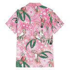 Australia Galah Aboriginal Family Matching Off The Shoulder Long Sleeve Dress and Hawaiian Shirt Breast Cancer Awareness - Aussie Hoodie