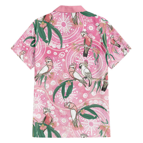 Australia Galah Aboriginal Family Matching Off The Shoulder Long Sleeve Dress and Hawaiian Shirt Breast Cancer Awareness - Aussie Hoodie