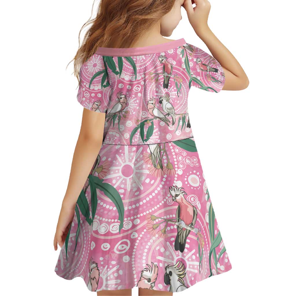 Australia Galah Aboriginal Family Matching Off Shoulder Short Dress and Hawaiian Shirt Breast Cancer Awareness - Aussie Hoodie