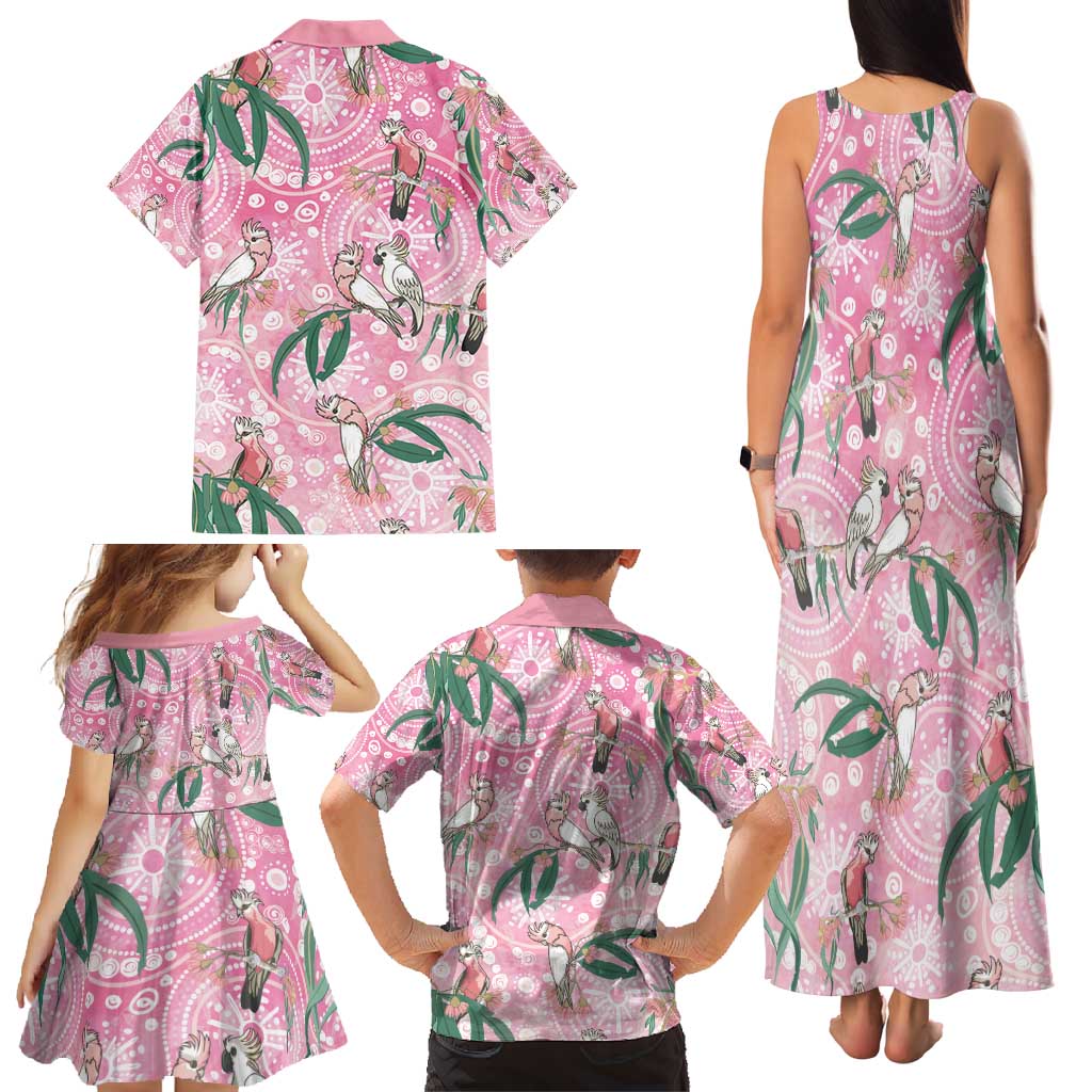Australia Galah Aboriginal Family Matching Tank Maxi Dress and Hawaiian Shirt Breast Cancer Awareness - Aussie Hoodie