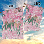 Australia Galah Aboriginal Garden Flag Breast Cancer Awareness - Aussie Hoodie