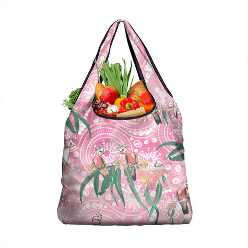 Australia Galah Aboriginal Grocery Bag Breast Cancer Awareness - Aussie Hoodie