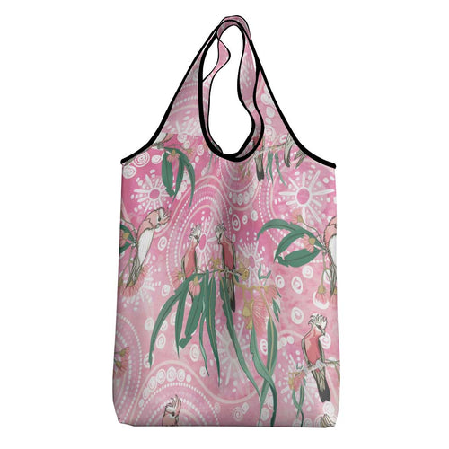 Australia Galah Aboriginal Grocery Bag Breast Cancer Awareness - Aussie Hoodie