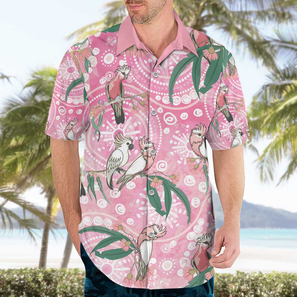 Australia Galah Aboriginal Hawaiian Shirt Breast Cancer Awareness - Aussie Hoodie