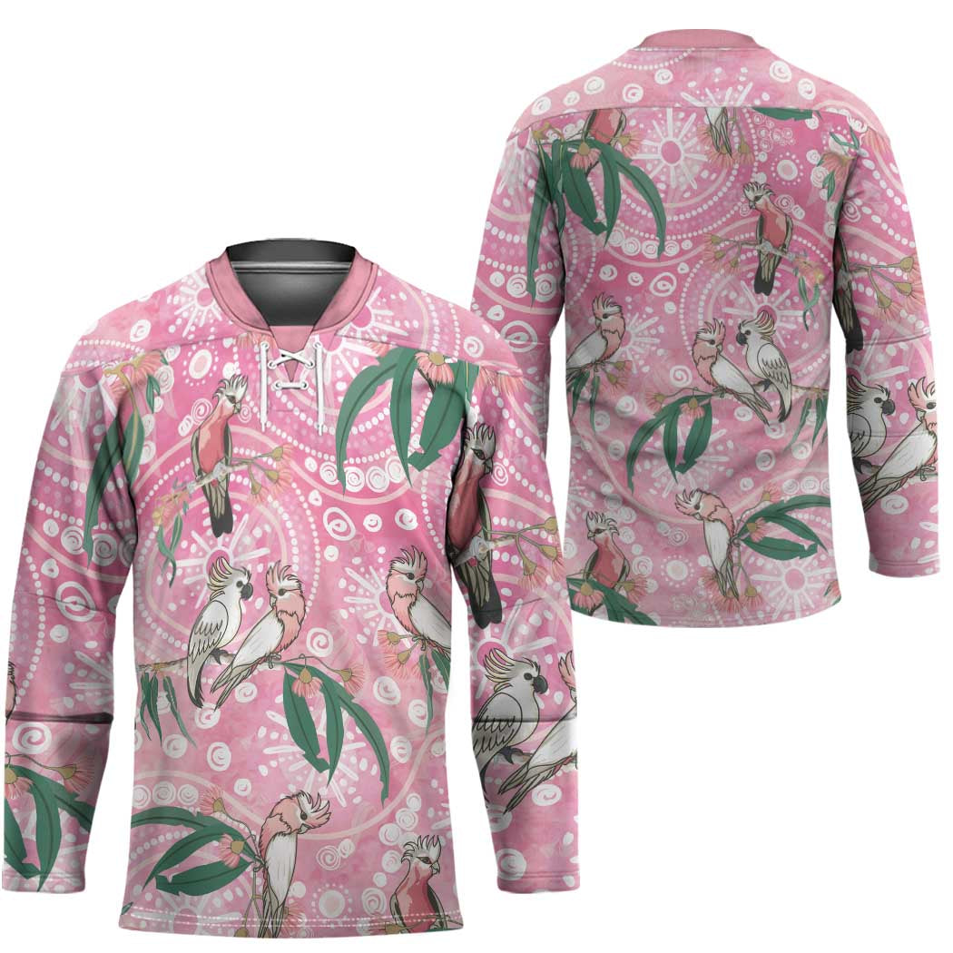 Australia Galah Aboriginal Hockey Jersey Breast Cancer Awareness - Aussie Hoodie