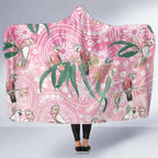 Australia Galah Aboriginal Hooded Blanket Breast Cancer Awareness - Aussie Hoodie