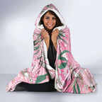 Australia Galah Aboriginal Hooded Blanket Breast Cancer Awareness - Aussie Hoodie