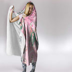 Australia Galah Aboriginal Hooded Blanket Breast Cancer Awareness - Aussie Hoodie