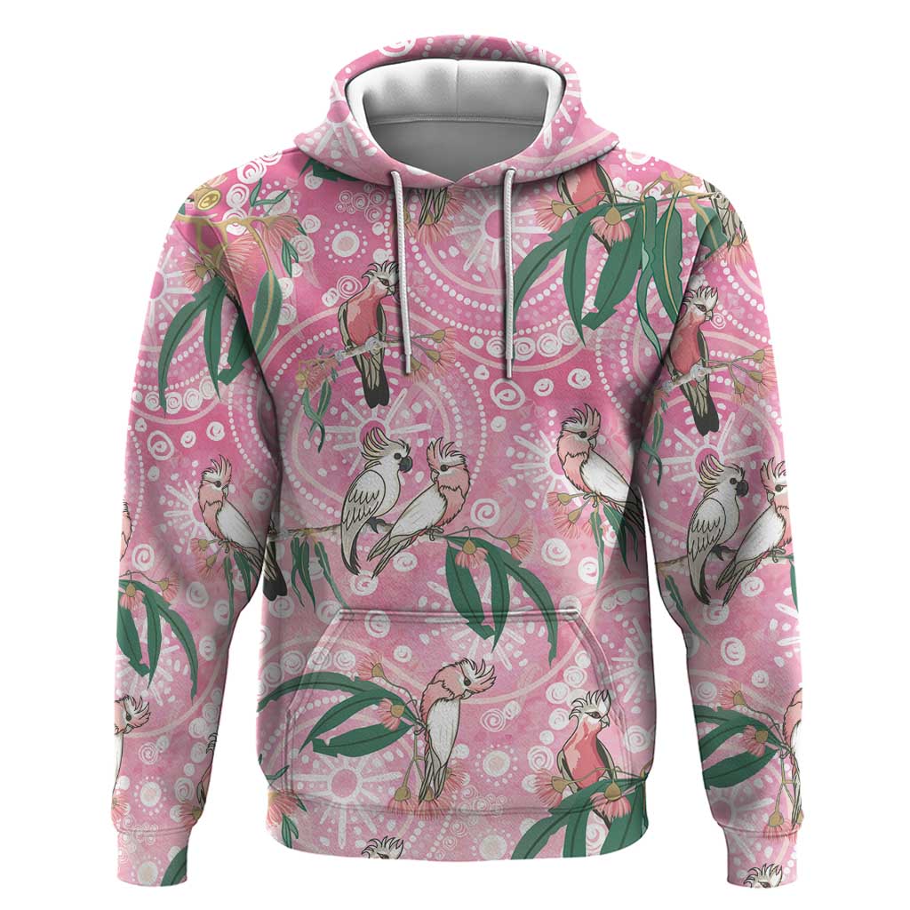 Australia Galah Aboriginal Hoodie Breast Cancer Awareness - Aussie Hoodie