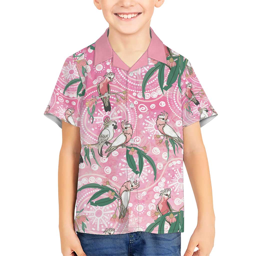 Australia Galah Aboriginal Kid Hawaiian Shirt Breast Cancer Awareness - Aussie Hoodie