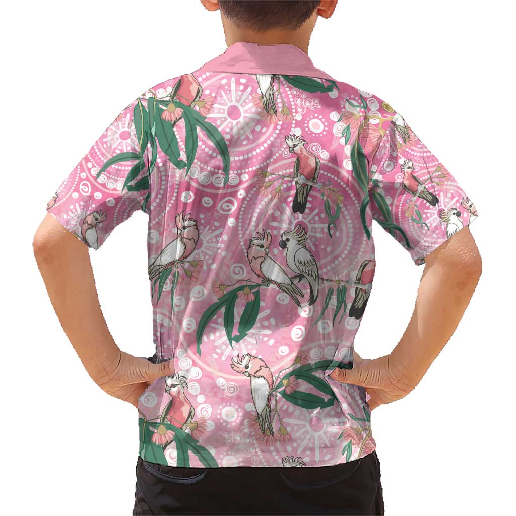 Australia Galah Aboriginal Kid Hawaiian Shirt Breast Cancer Awareness - Aussie Hoodie