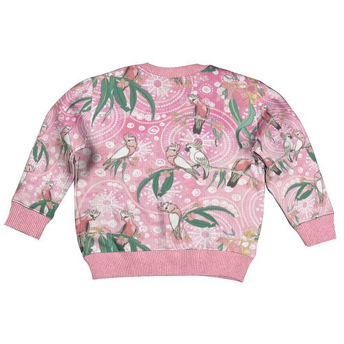 Australia Galah Aboriginal Kid Ugly Christmas Sweater Breast Cancer Awareness - Aussie Hoodie