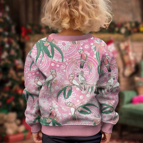 Australia Galah Aboriginal Kid Ugly Christmas Sweater Breast Cancer Awareness - Aussie Hoodie
