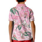 Australia Galah Aboriginal Kid Polo Shirt Breast Cancer Awareness - Aussie Hoodie
