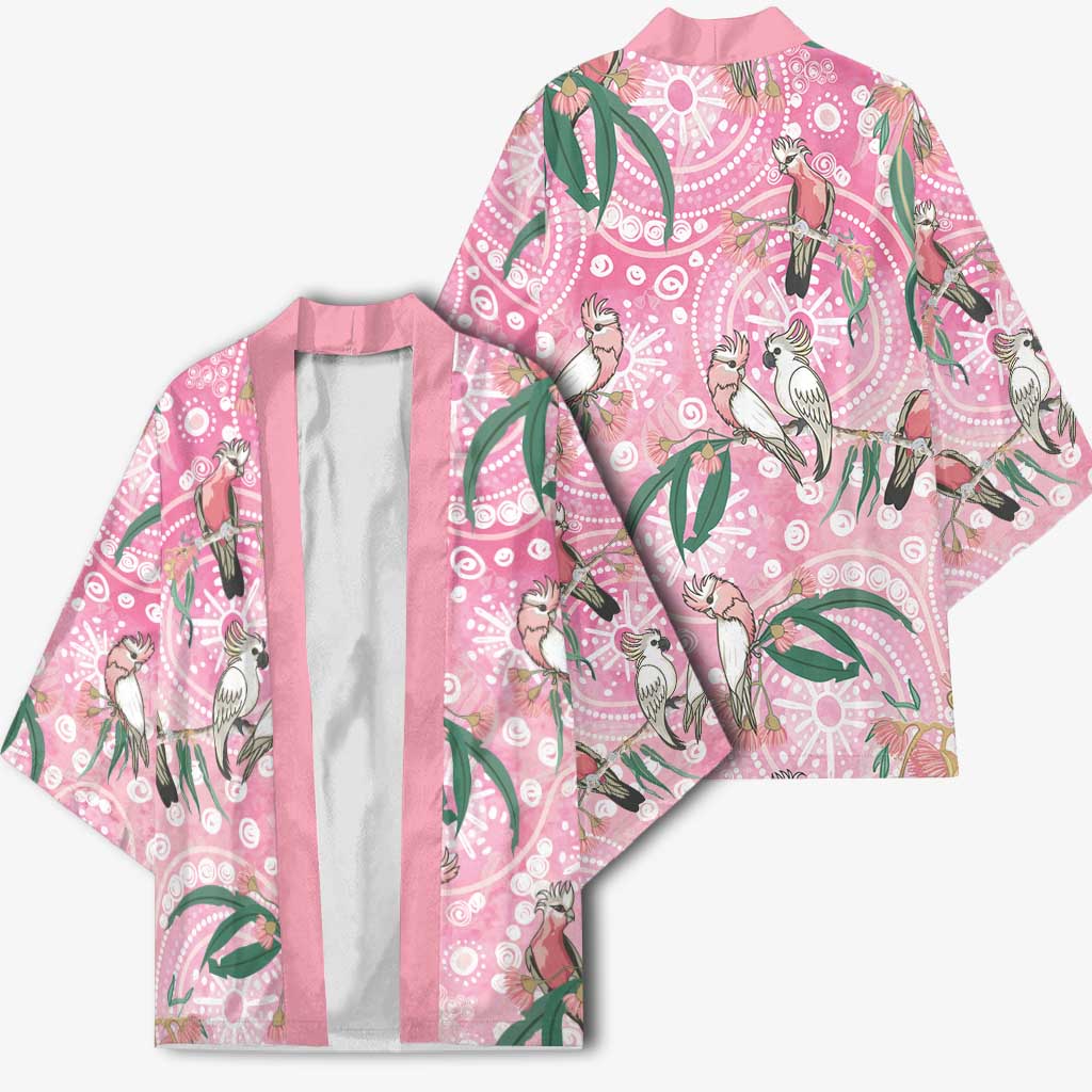 Australia Galah Aboriginal Kimono Breast Cancer Awareness - Aussie Hoodie