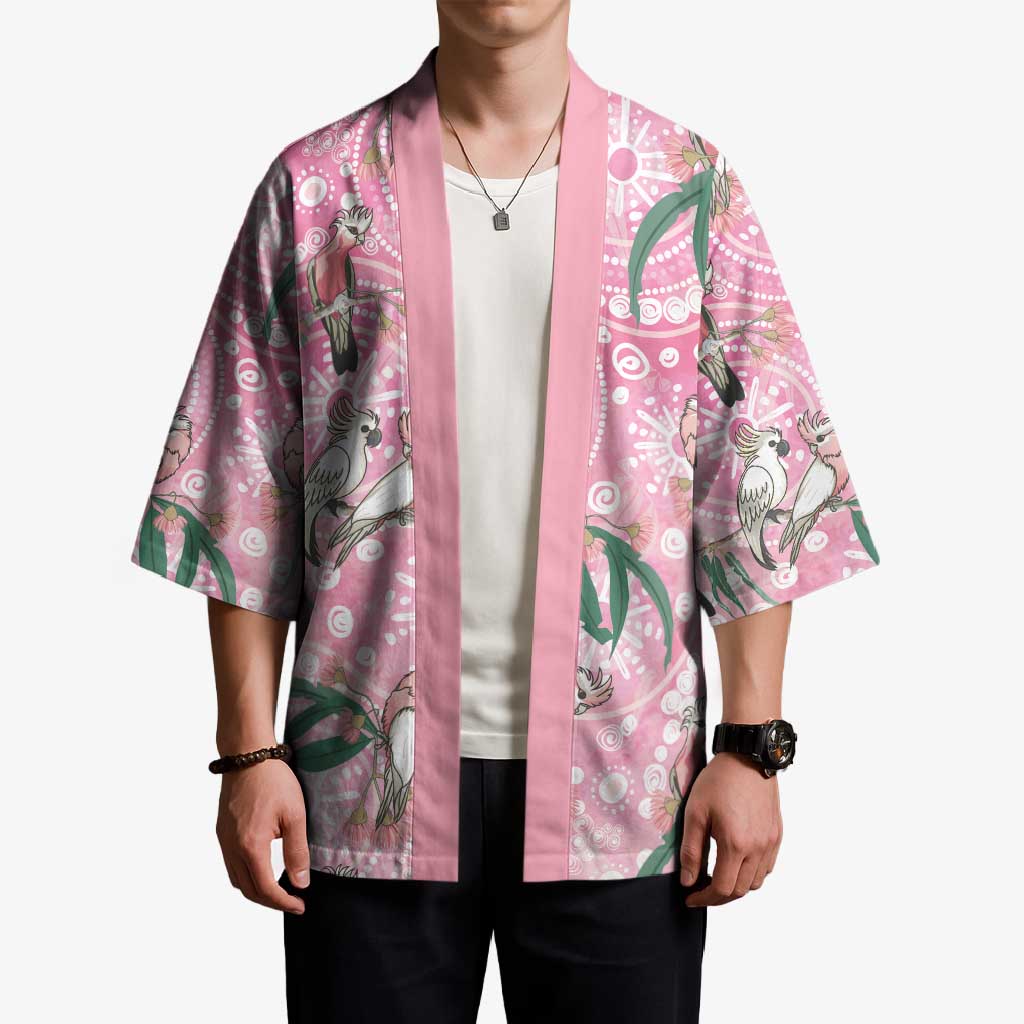 Australia Galah Aboriginal Kimono Breast Cancer Awareness - Aussie Hoodie