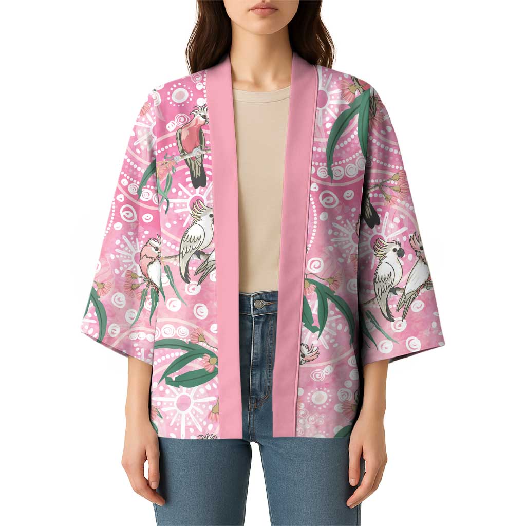 Australia Galah Aboriginal Kimono Breast Cancer Awareness - Aussie Hoodie