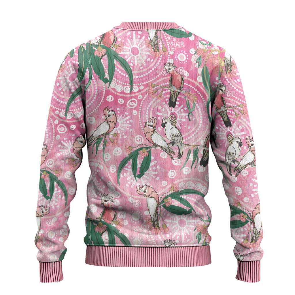 Australia Galah Aboriginal Ugly Christmas Sweater Breast Cancer Awareness - Aussie Hoodie
