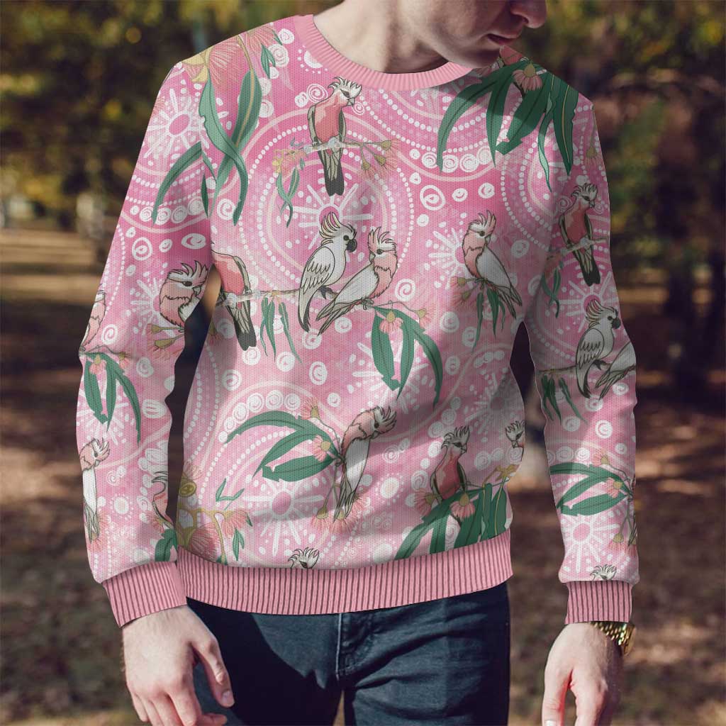 Australia Galah Aboriginal Ugly Christmas Sweater Breast Cancer Awareness - Aussie Hoodie