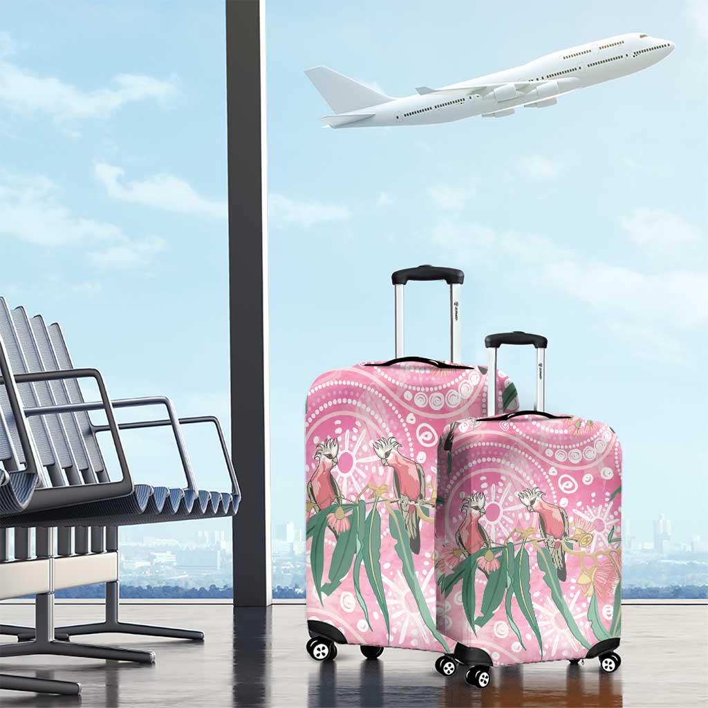 Australia Galah Aboriginal Luggage Cover Breast Cancer Awareness - Aussie Hoodie