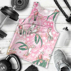 Australia Galah Aboriginal Men Tank Top Breast Cancer Awareness - Aussie Hoodie