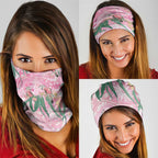 Australia Galah Aboriginal Neck Gaiter Breast Cancer Awareness - Aussie Hoodie
