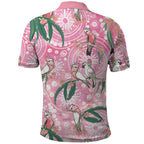 Australia Galah Aboriginal Polo Shirt Breast Cancer Awareness - Aussie Hoodie