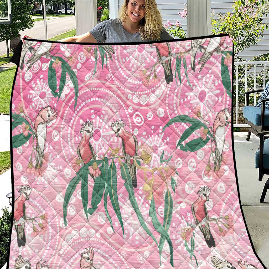 Australia Galah Aboriginal Quilt Breast Cancer Awareness - Aussie Hoodie