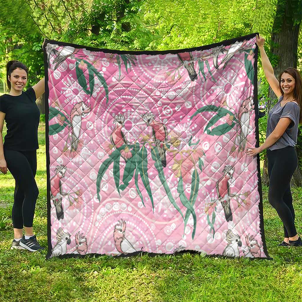Australia Galah Aboriginal Quilt Breast Cancer Awareness - Aussie Hoodie
