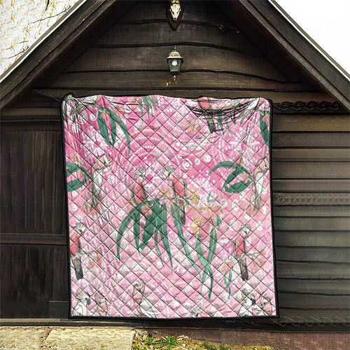 Australia Galah Aboriginal Quilt Breast Cancer Awareness - Aussie Hoodie