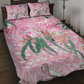Australia Galah Aboriginal Quilt Bed Set Breast Cancer Awareness - Aussie Hoodie