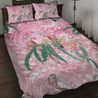 Australia Galah Aboriginal Quilt Bed Set Breast Cancer Awareness - Aussie Hoodie