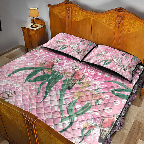 Australia Galah Aboriginal Quilt Bed Set Breast Cancer Awareness - Aussie Hoodie
