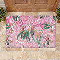 Australia Galah Aboriginal Rubber Doormat Breast Cancer Awareness - Aussie Hoodie