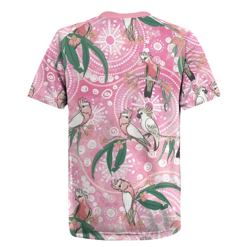 Australia Galah Aboriginal Rugby Jersey Breast Cancer Awareness - Aussie Hoodie