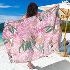 Australia Galah Aboriginal Sarong Breast Cancer Awareness - Aussie Hoodie