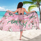 Australia Galah Aboriginal Sarong Breast Cancer Awareness - Aussie Hoodie