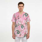 Australia Galah Aboriginal Scrub Top Breast Cancer Awareness - Aussie Hoodie