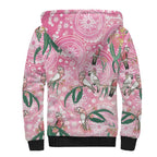 Australia Galah Aboriginal Sherpa Hoodie Breast Cancer Awareness - Aussie Hoodie