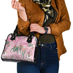 Australia Galah Aboriginal Shoulder Handbag Breast Cancer Awareness - Aussie Hoodie