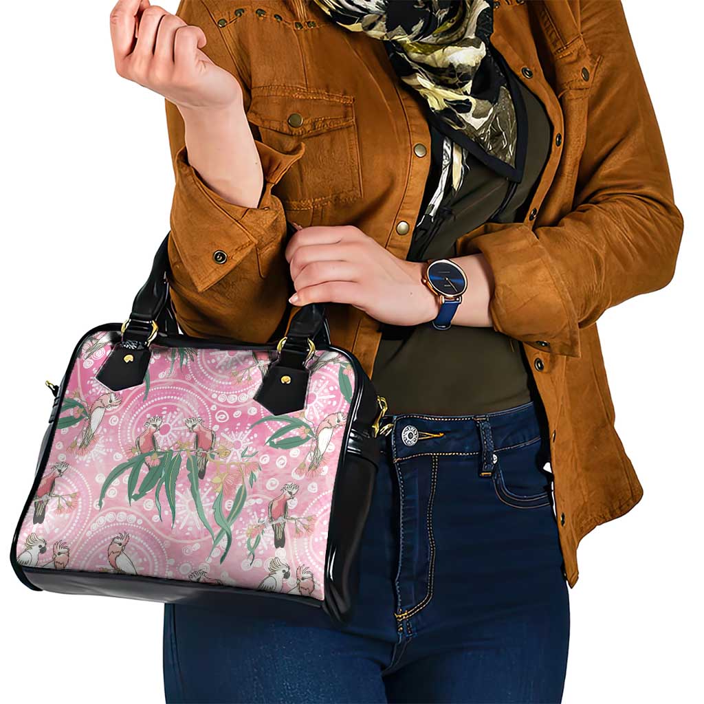 Australia Galah Aboriginal Shoulder Handbag Breast Cancer Awareness - Aussie Hoodie