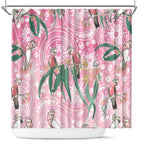Australia Galah Aboriginal Shower Curtain Breast Cancer Awareness - Aussie Hoodie